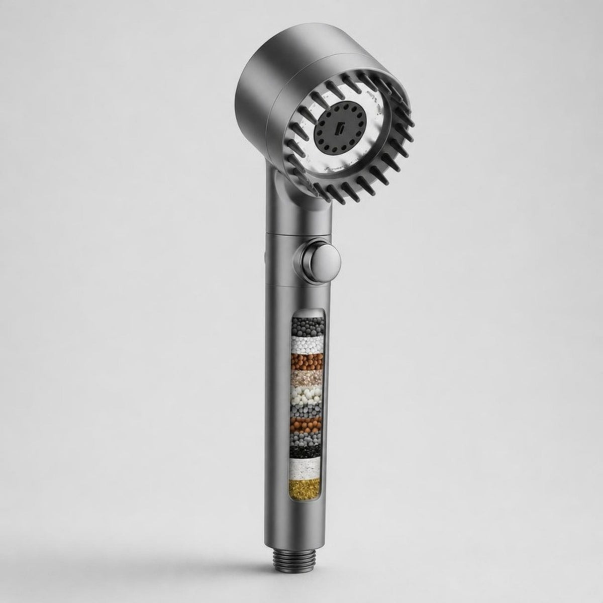 Vanigo Glow Filter Shower Head in gunmetal