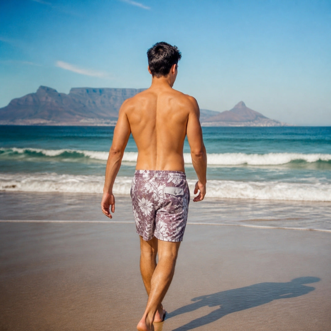 Smooth back on the beach