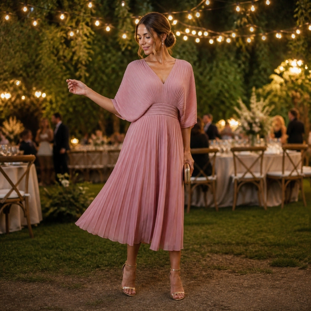 At a garden wedding