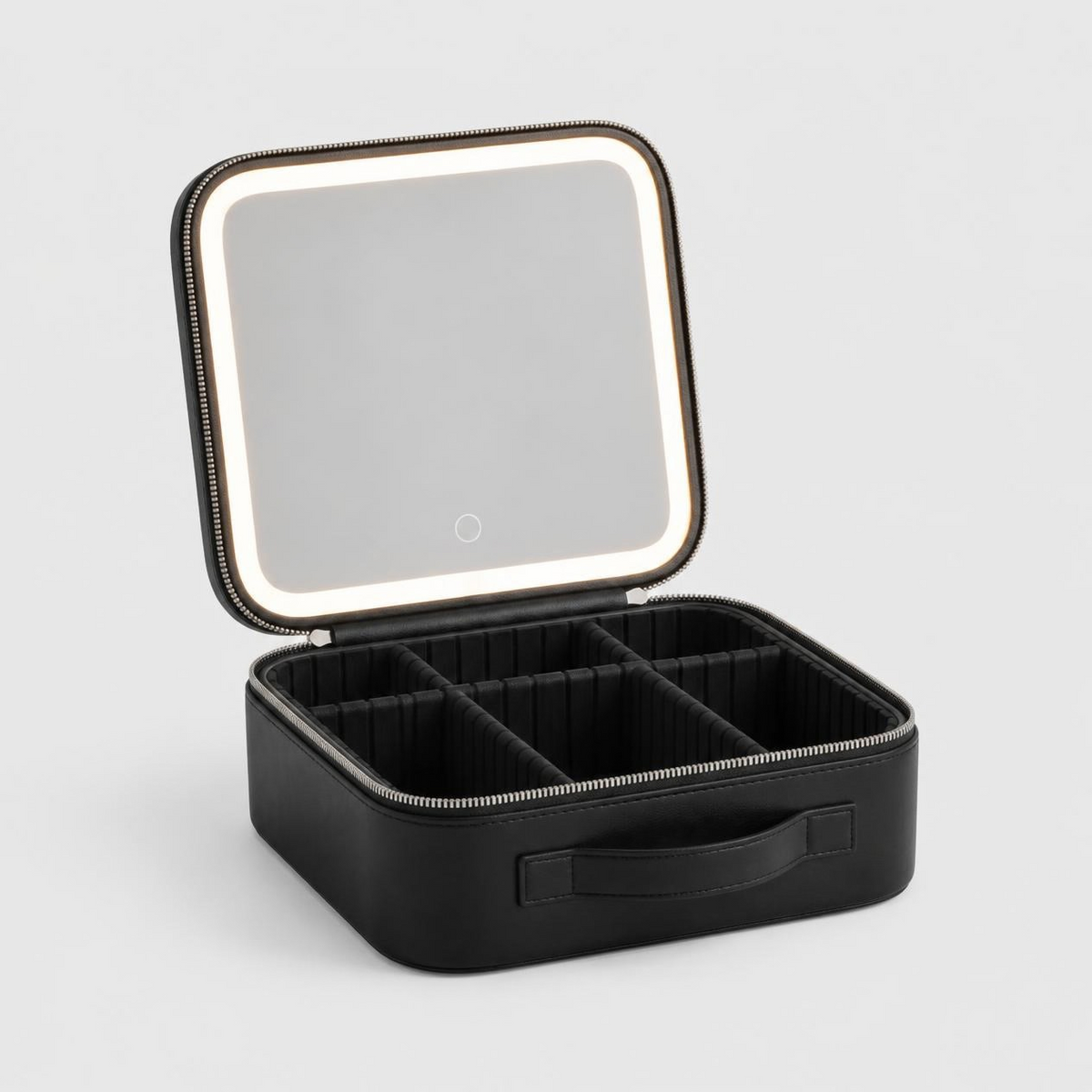 Vanigo LED Glow Makeup Case in black